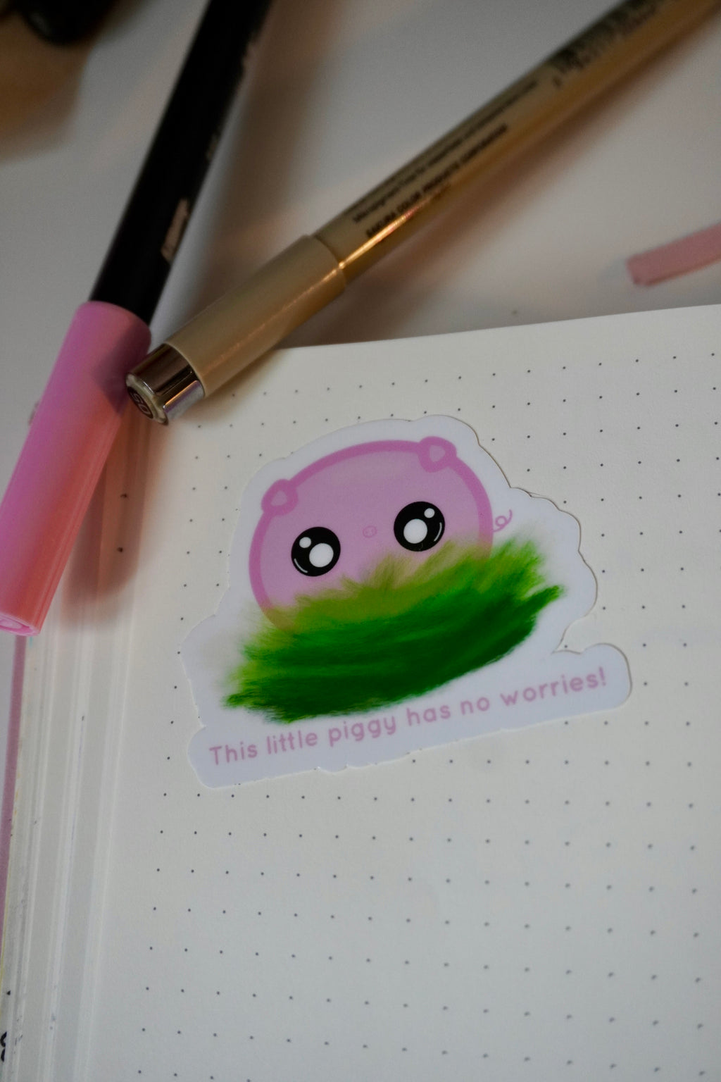 Worry Pig Sticker Set