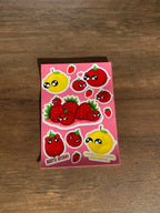 Strawberry & Lemon Sticker Sheet