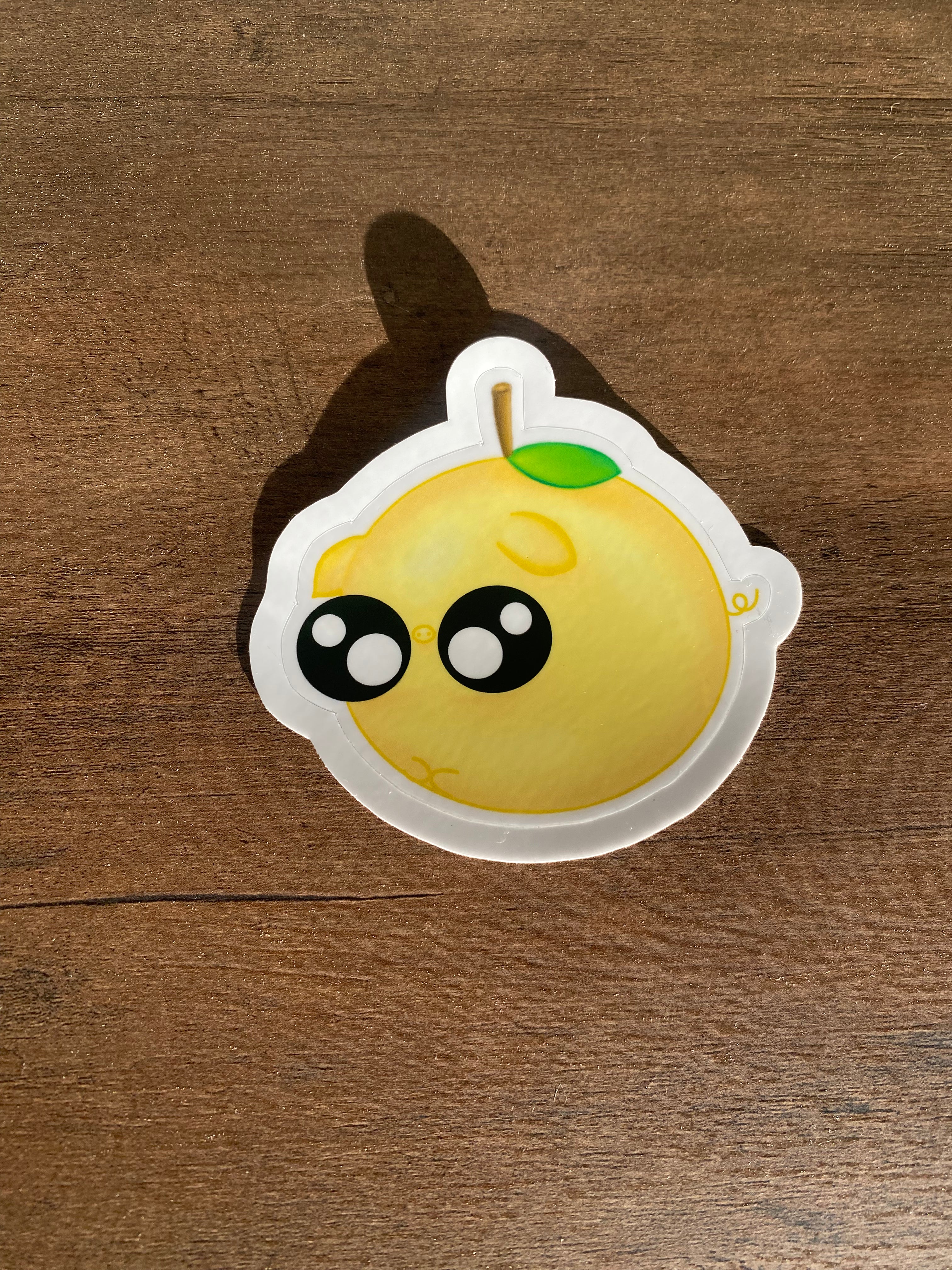 Lemon Worry Pig Sticker