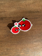 Strawberry Pig Pair Sticker