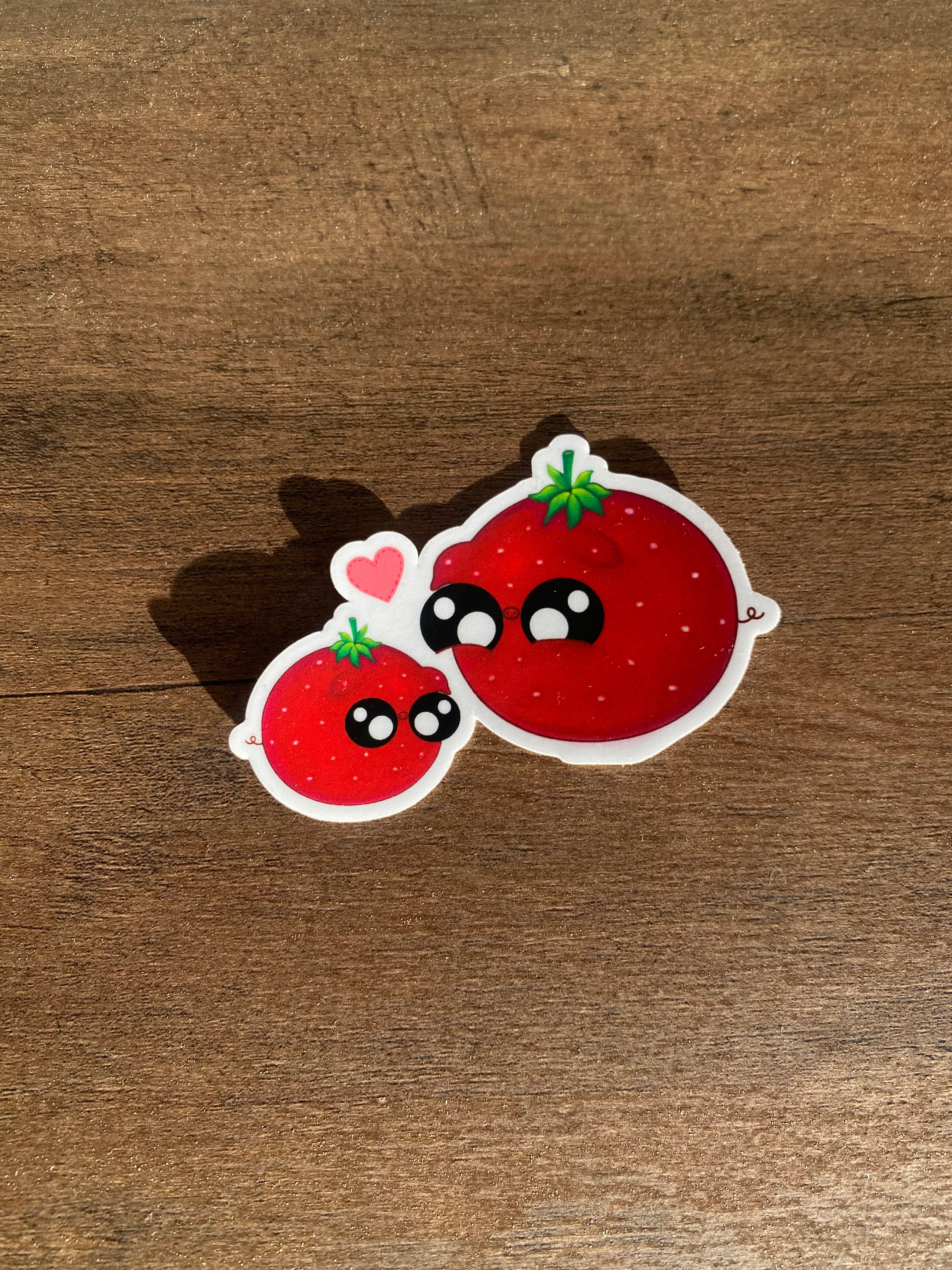 Strawberry Pig Pair Sticker