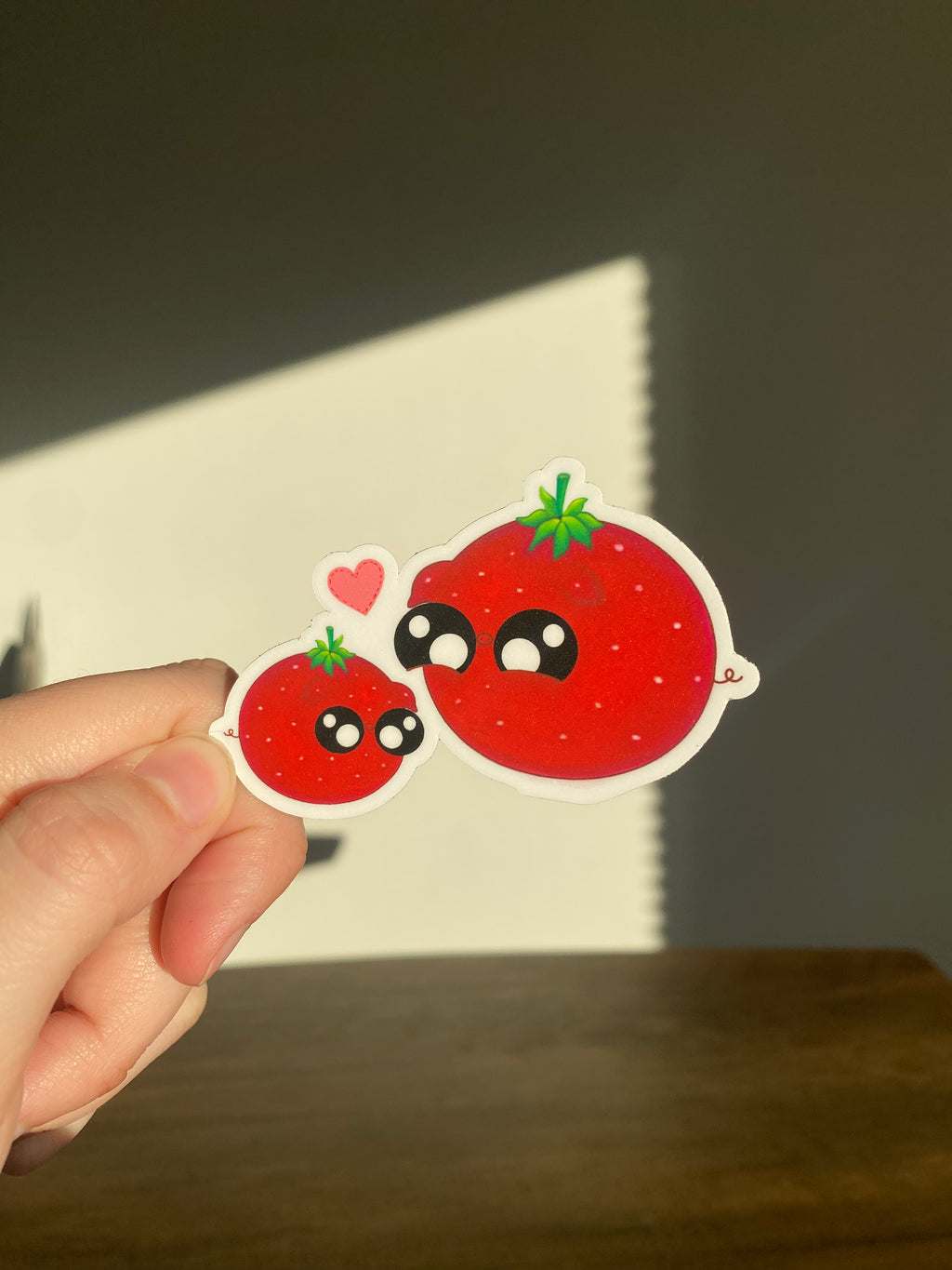 Strawberry Pig Pair Sticker