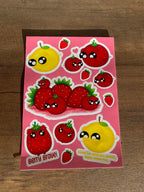 Strawberry & Lemon Sticker Sheet